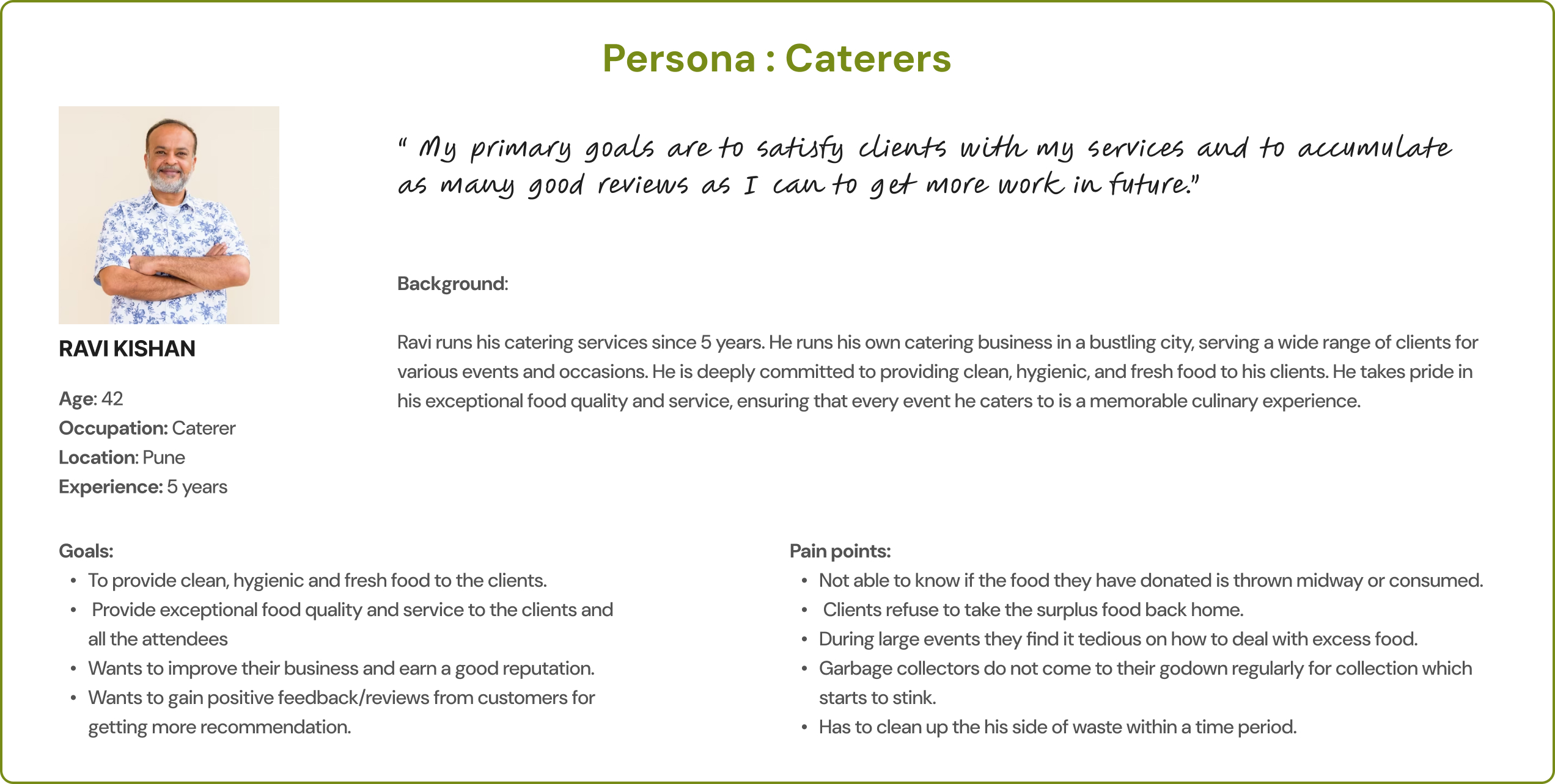 Persona Caterer